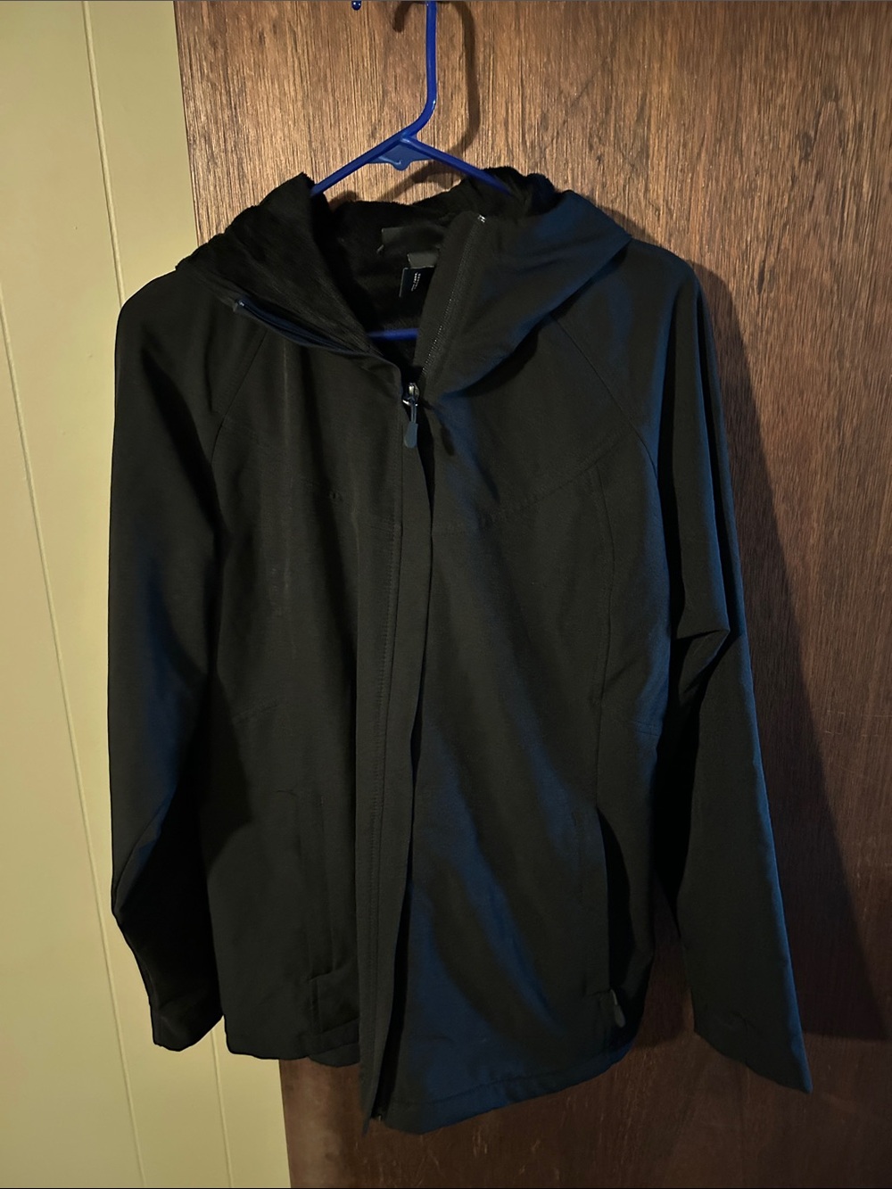 Kirkland Signature Black Hooded Jacket with warm liner